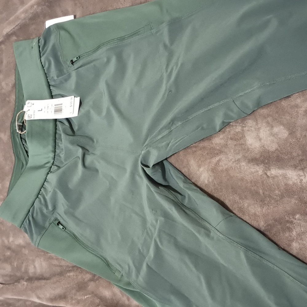 Pants Adidas training green oxide